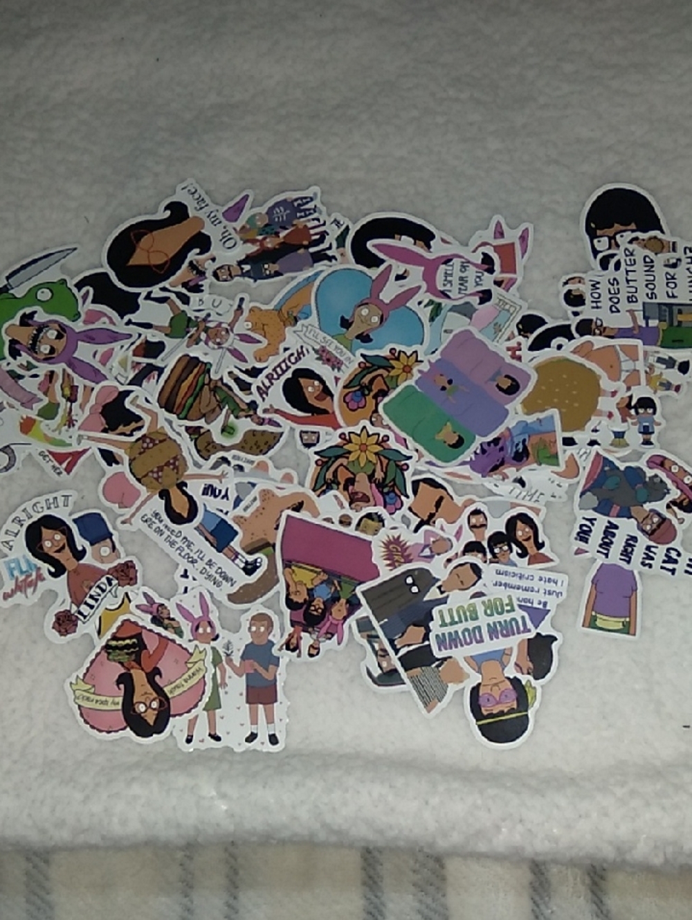 85 Waterproof Bob's Burgers Stickers Plus 20 oz. Tina Belcher Coffee Mug